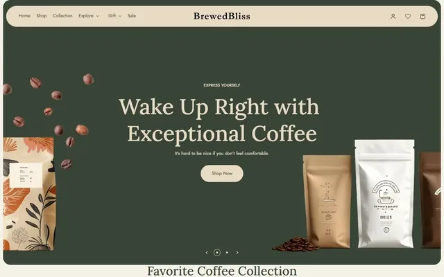 The Brewed Bliss shop